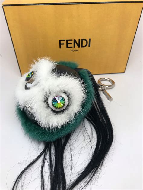 fendi fur charm price|fendi monster bag charm.